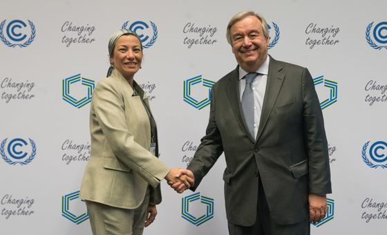 أرشيف عام 2018: أمين عام الأمم المتحدة أنطونيو غوتيريش يلتقي وزيرة البيئة المصرية ياسمين فؤاد